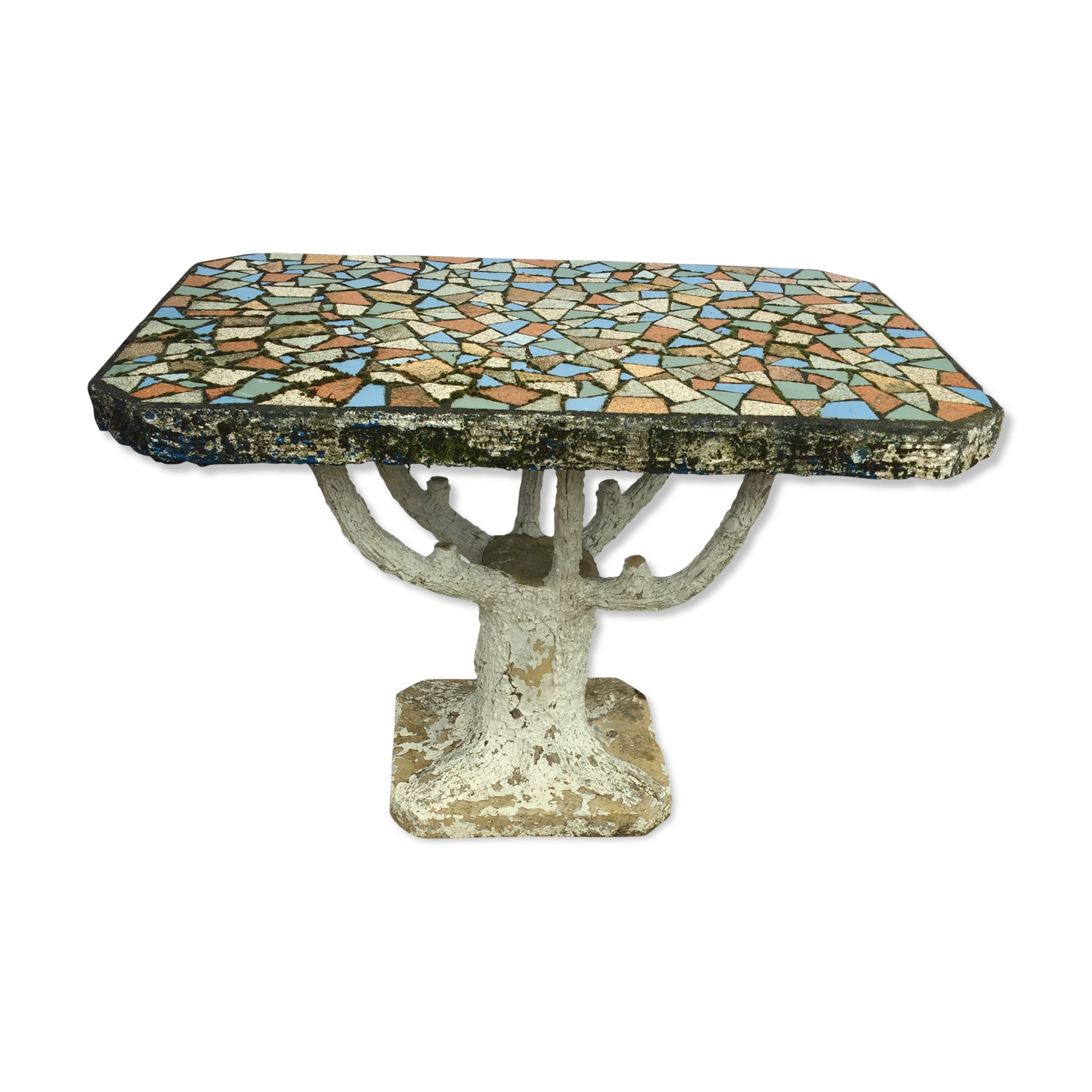 Cement outdoor table