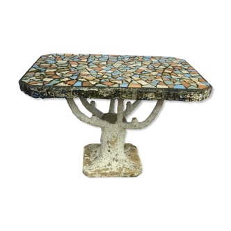 Cement outdoor table