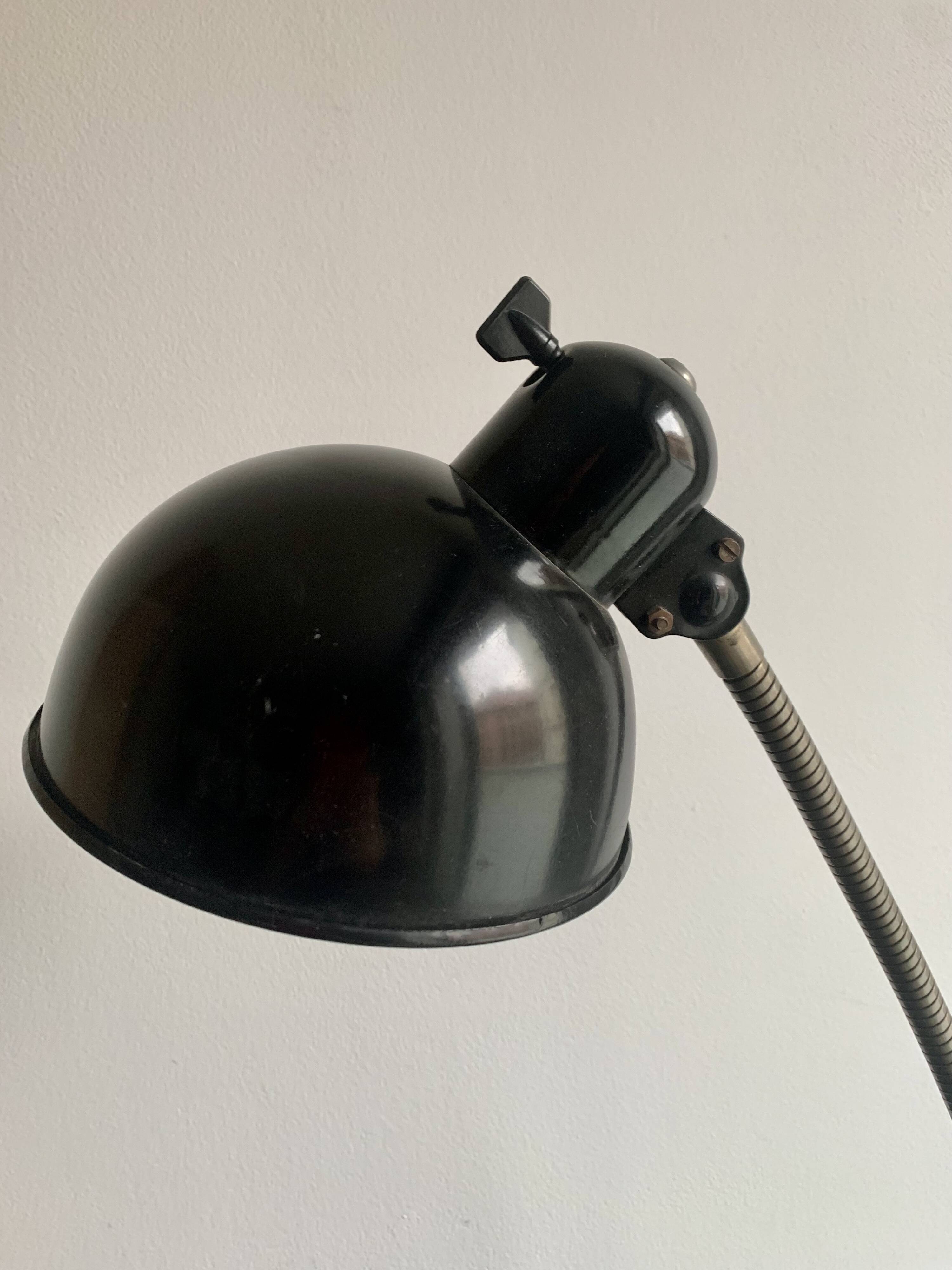 Bauhaus Table Clamp Lamp, 1940s