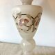 Vintage lamp in alabaster and mother-of-pearl