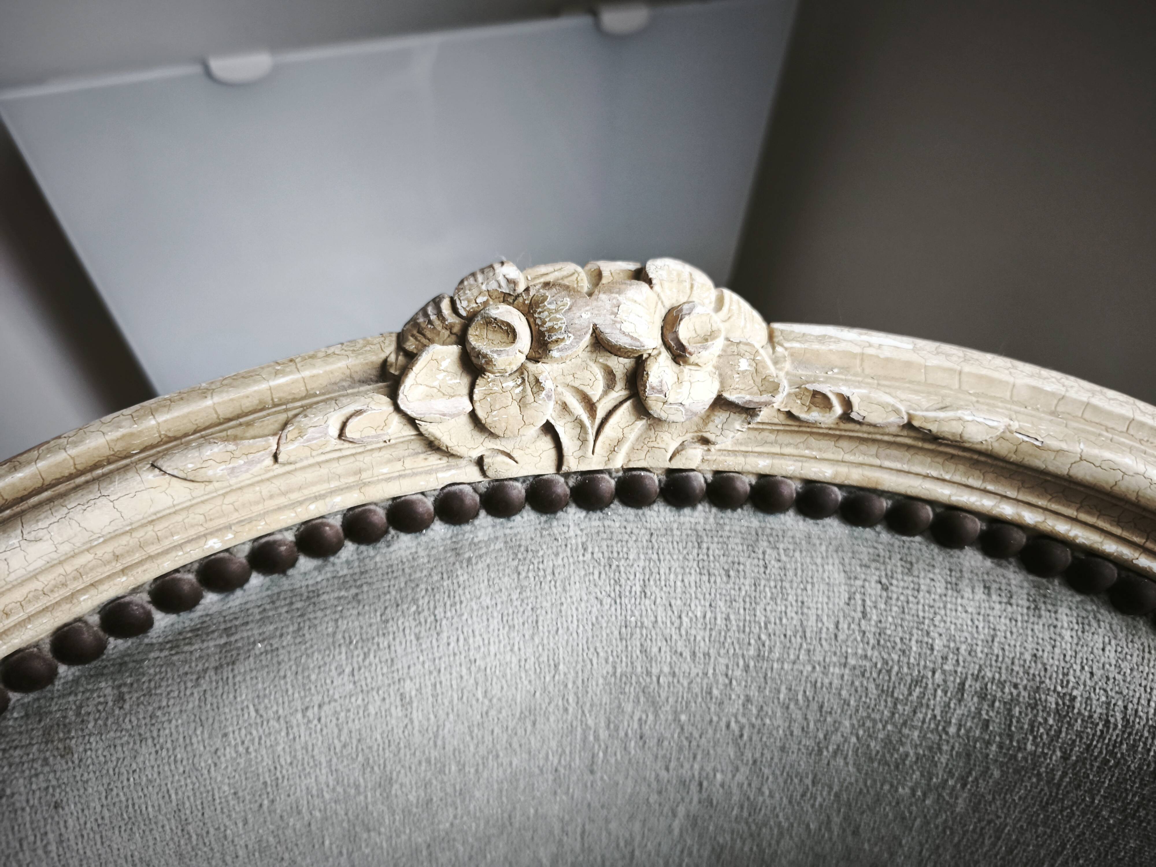 paire fauteuils style louis xv