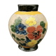 Vase ball signed J. Massier Jérome Vallauris vintage floral decoration