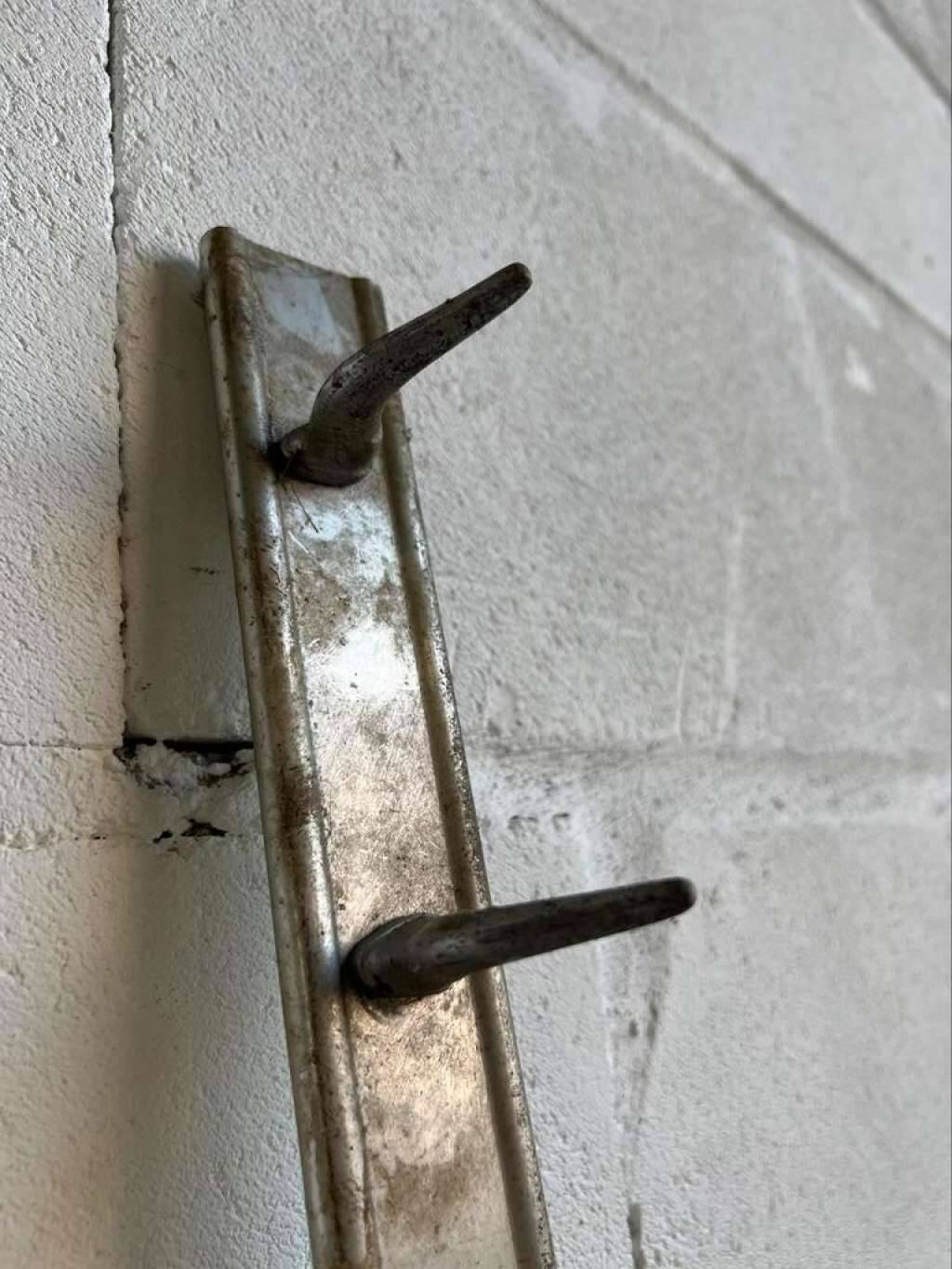 Vintage xl industrial coat rack