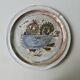 Ceramic plate by Michel Barbier, Vallauris, 50s