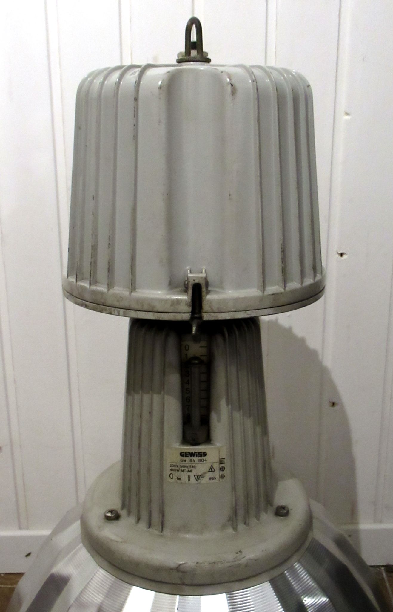 Pair of industrial luminaires