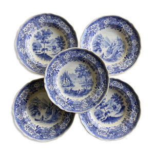 5 assiettes creuses Villeroy &