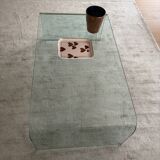 Tempered glass table Line Roset