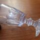 19th/20th century cut crystal glass – red wine format