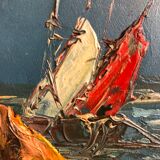 navy. Oils on panels, twentieth century