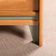 Wardrobe restyled in smoked green