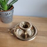 Brass cellar rat candle holder