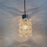 Large Bubble Glass Pendant by Helena Tynell for Limburg, Germany, 1970s