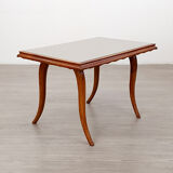 Table basse en miroir du milieu du siècle, italienne