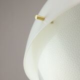 Italian Space Age Pendant in Brass and Plexiglass, 1970s