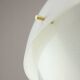 Italian Space Age Pendant in Brass and Plexiglass, 1970s