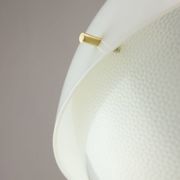 Italian Space Age Pendant in Brass and Plexiglass, 1970s