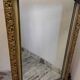 Large antique wooden mirror