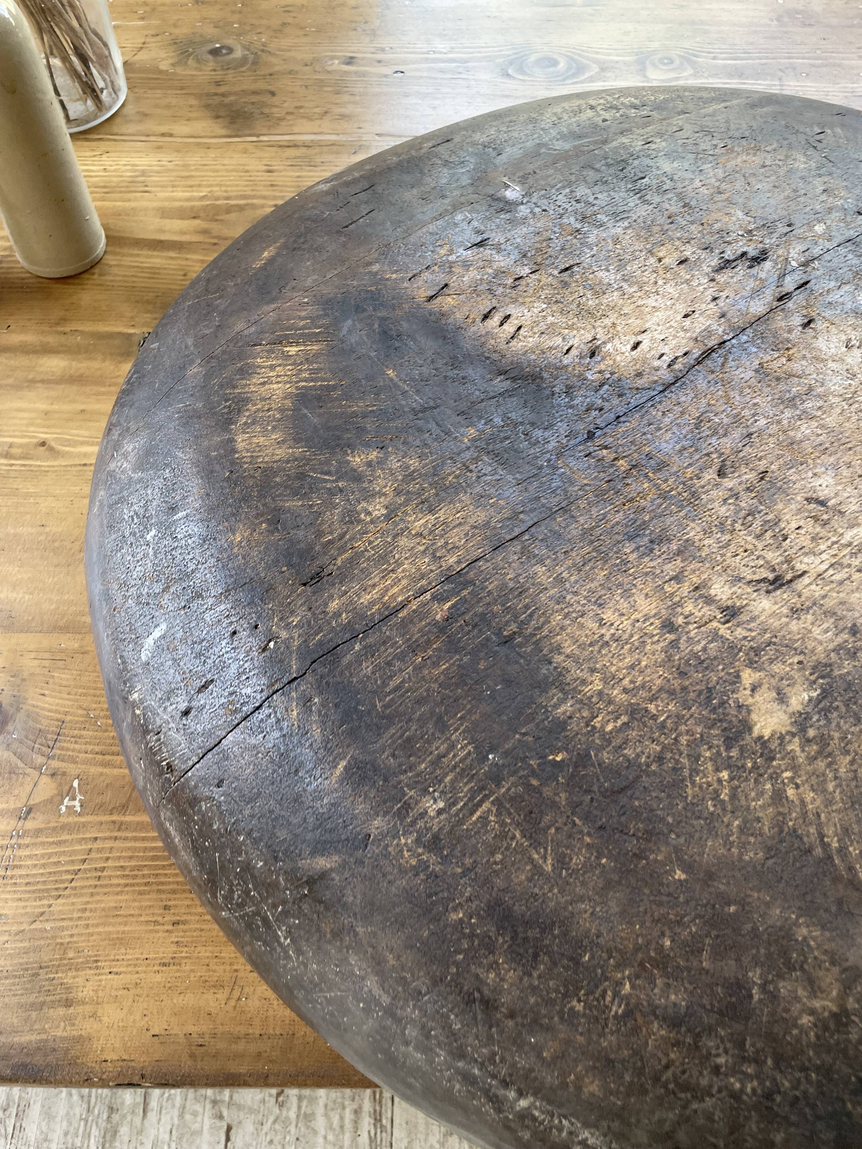 Plat en bois berbère XXL