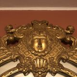 Regency style pareclose mirror