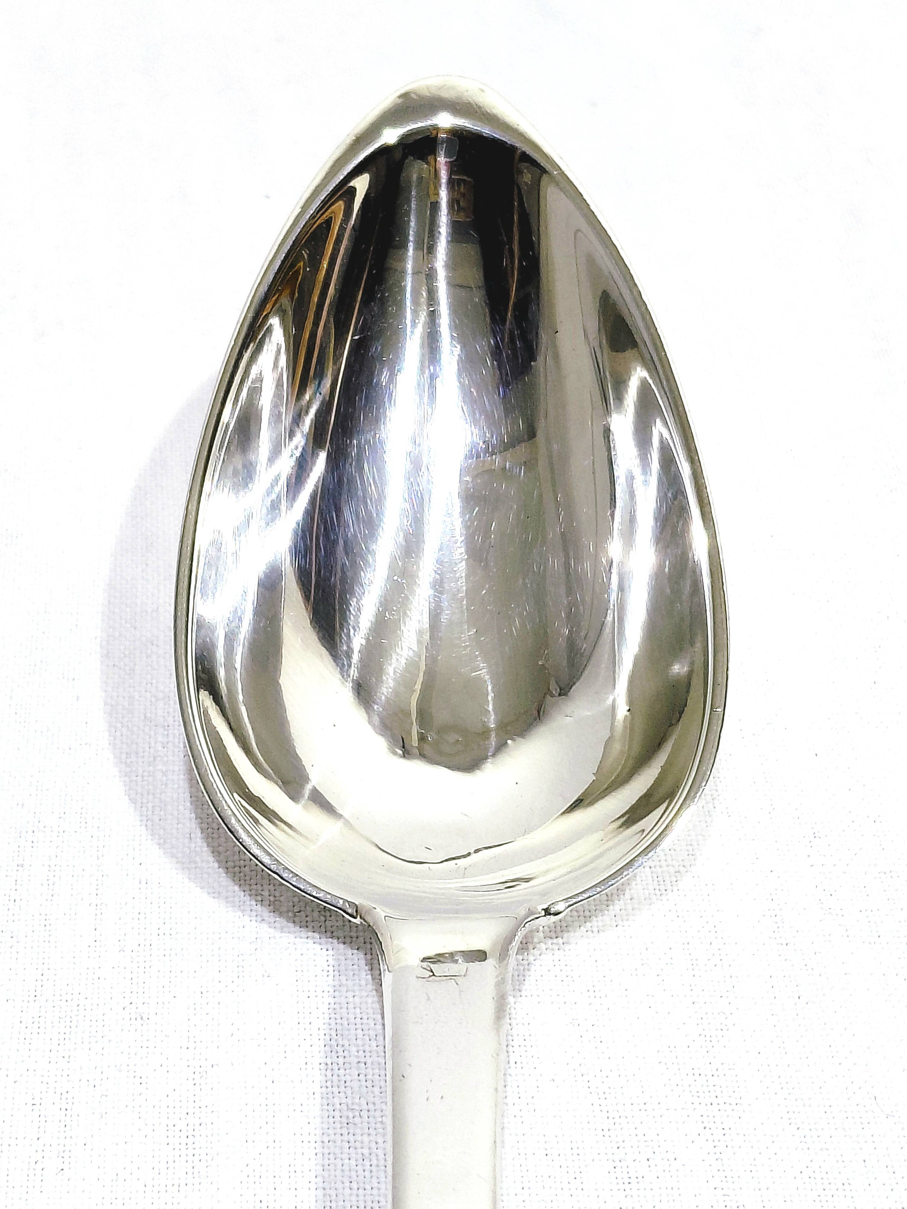 Silver stew spoon Vieillard