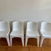 Set of 4 Gilac chairs from 1970.