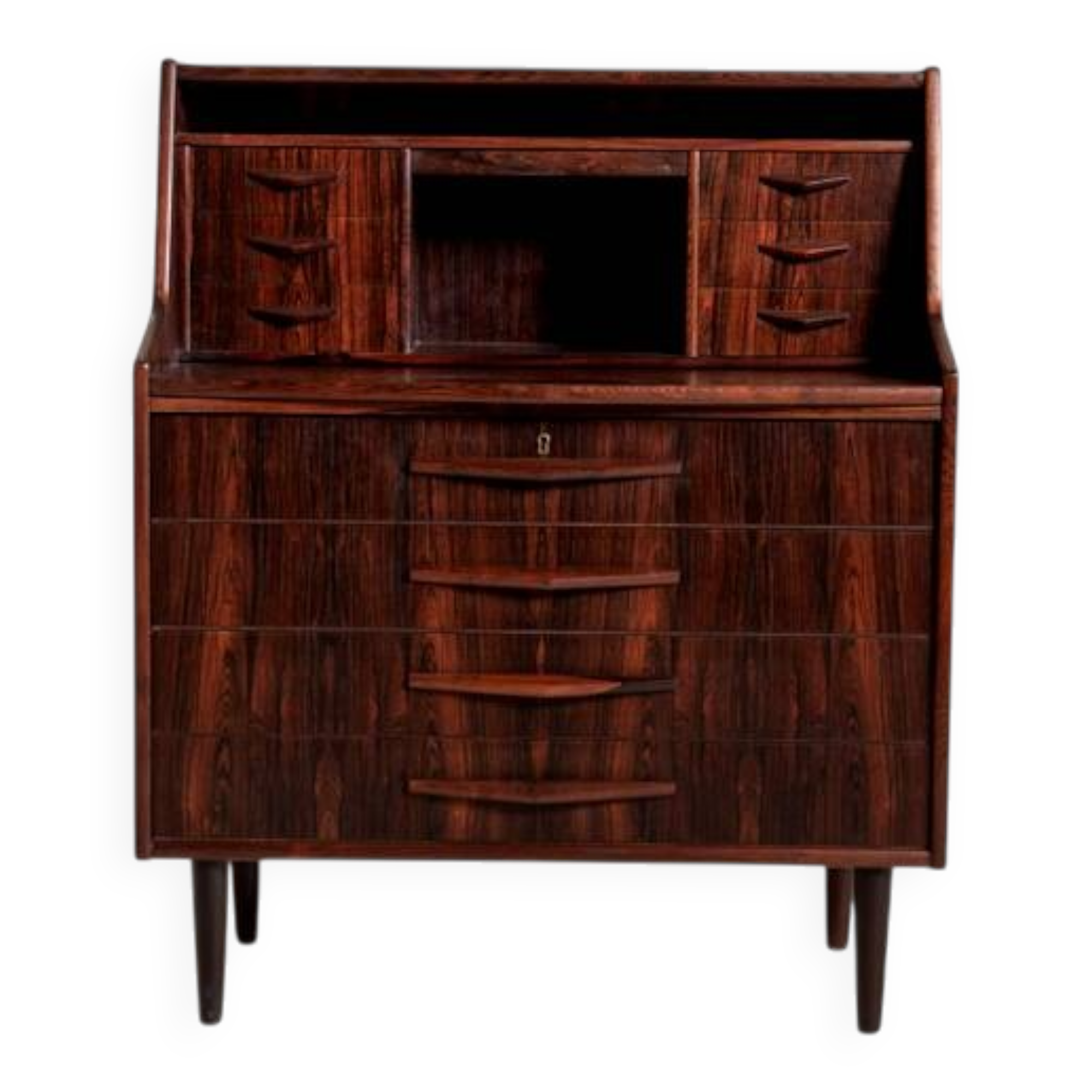 Danish rosewood secretary, 1950s/1960s