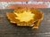 Old orfinox pocket video ceramic leaf shape vintage barbotine #