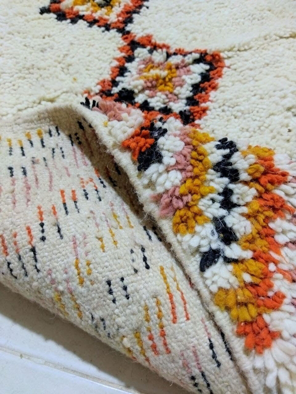 Tapis berbère losanges coloré  312 X 200 CM