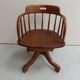 Fauteuil de bureau en chêne ancien