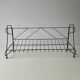 Free-standing shelf with a metal structure and 3 shelves, 1960s, Italy.