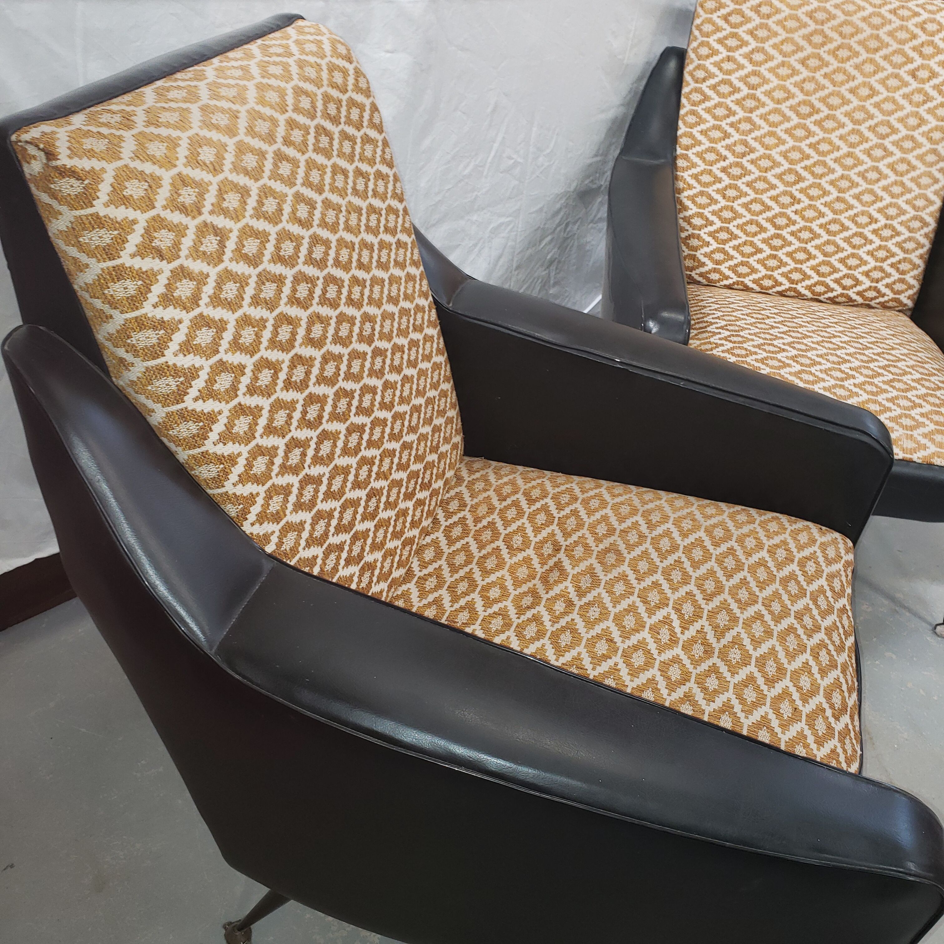 Paire de fauteuils vintage années 60