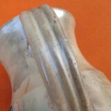 1960s Glazed terracotta pitcher with floral decoration