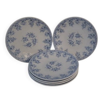 Rivanel 60's blue dessert plates
