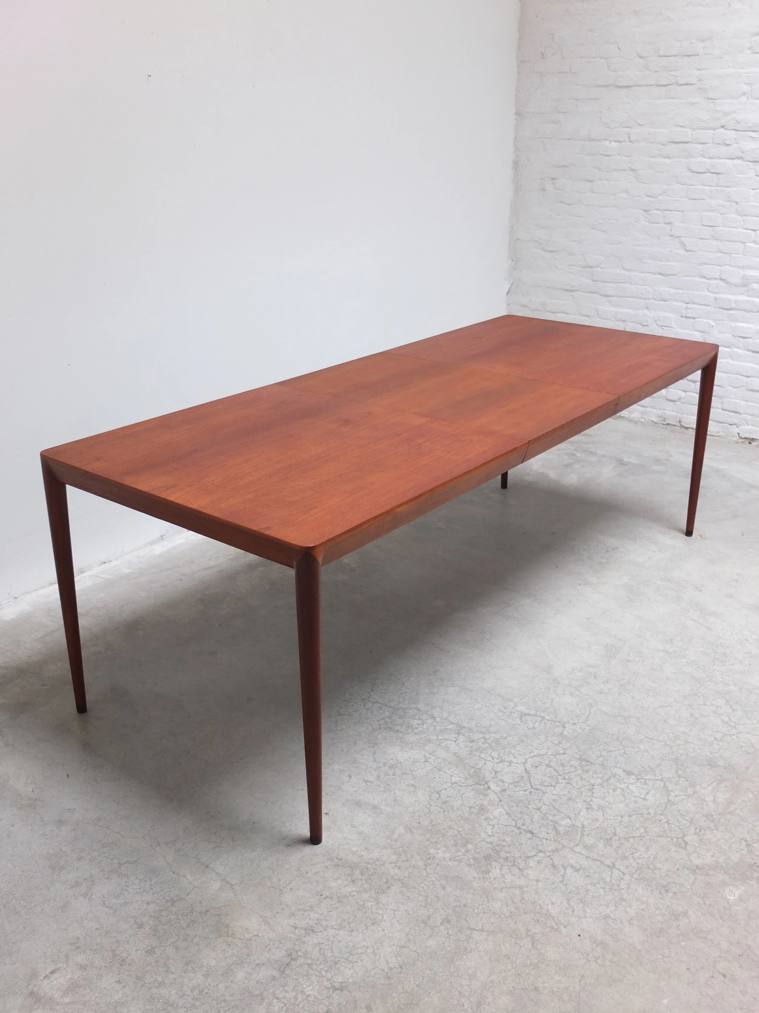 Table à manger extensible par Erik Riisager Hansen pour Haslev, années 1960