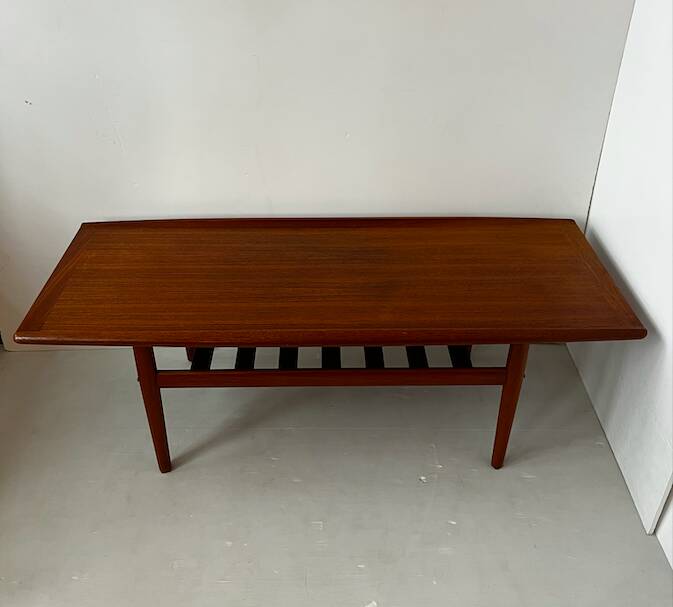 Danish teak coffee table by Grete Jalk