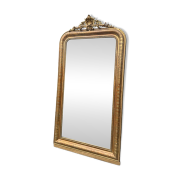 Louis Philippe mirror with a pediment