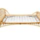 Vintage 1960 rattan basket 90x190