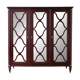 Large antique mahogany wardrobe with 3 mirror doors from the early 20th century.