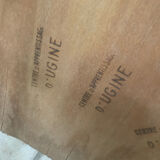 Pair of vintage boarding school chairs or bedside tables