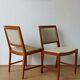 2 chaises en teck, bertil fridhagen, bodafors, années 70