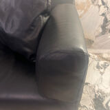 Canapé Cassina MET 250 – Pierre Lissoni – 4 places – Cuir noir