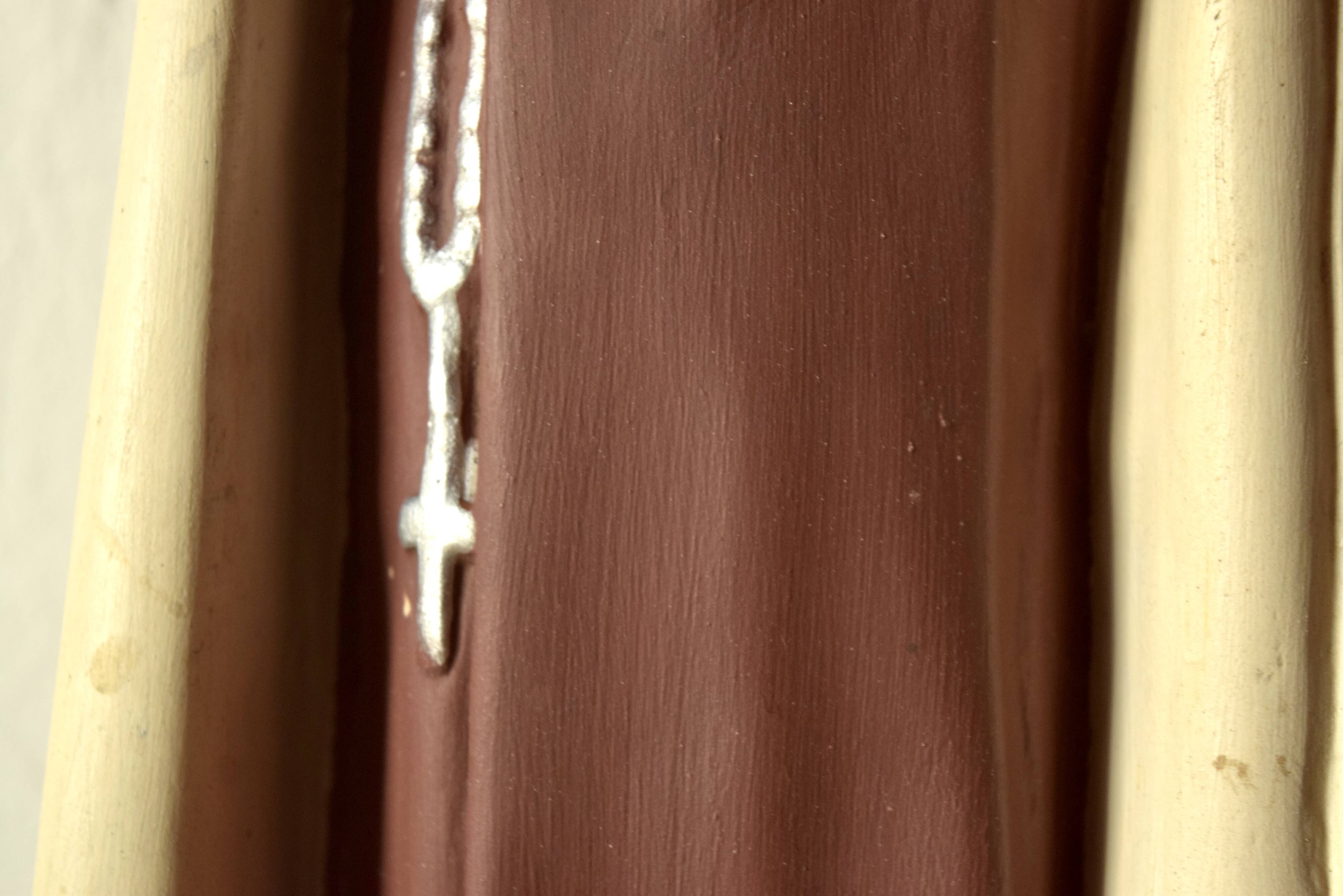 Statue of Saint Therese of Lisieux in plaster - signed Guido Casci - 43 cm