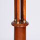 Restored art deco pedestal, beech, walnut, 1920s, czechia