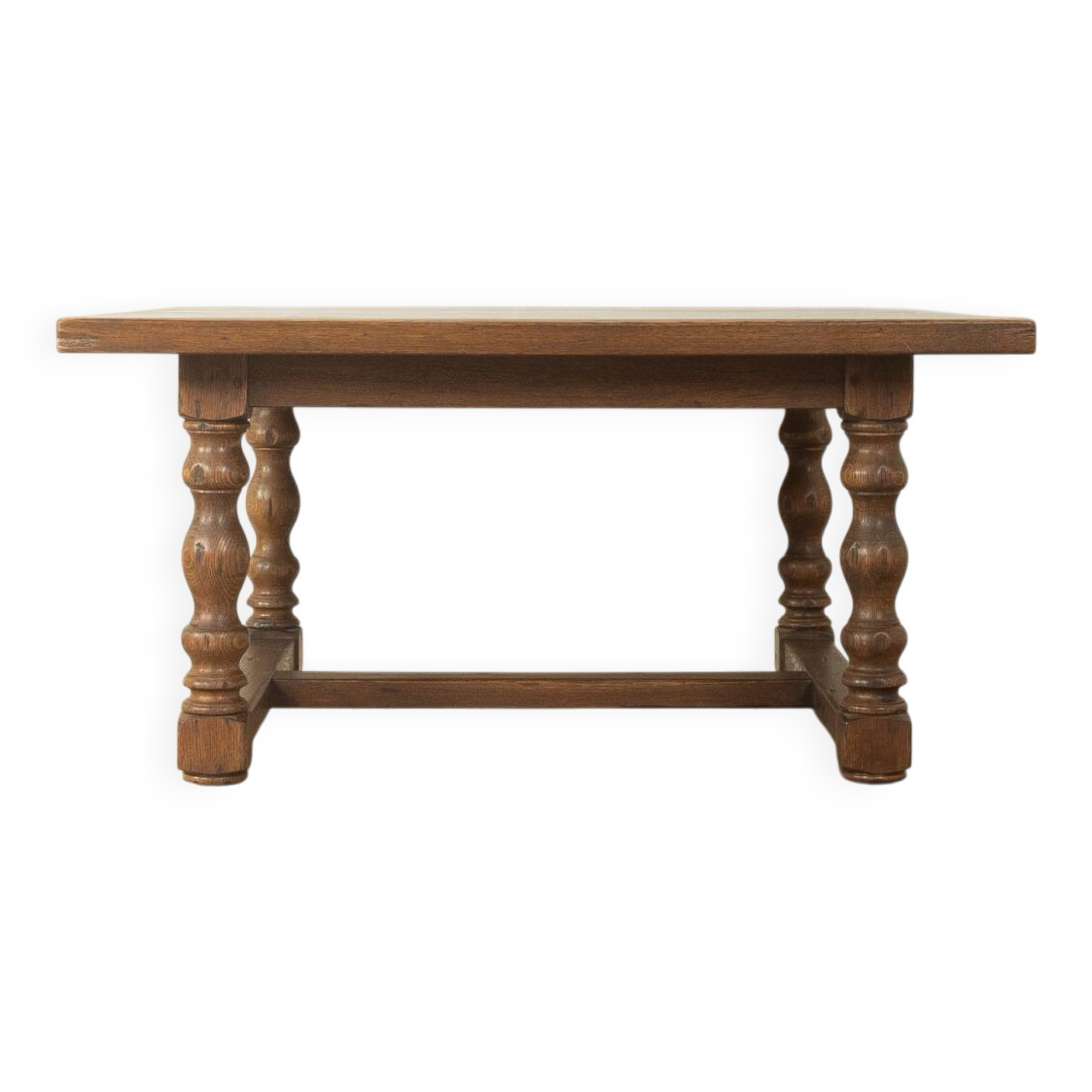 Brutalist coffee table from around 1970 with square top