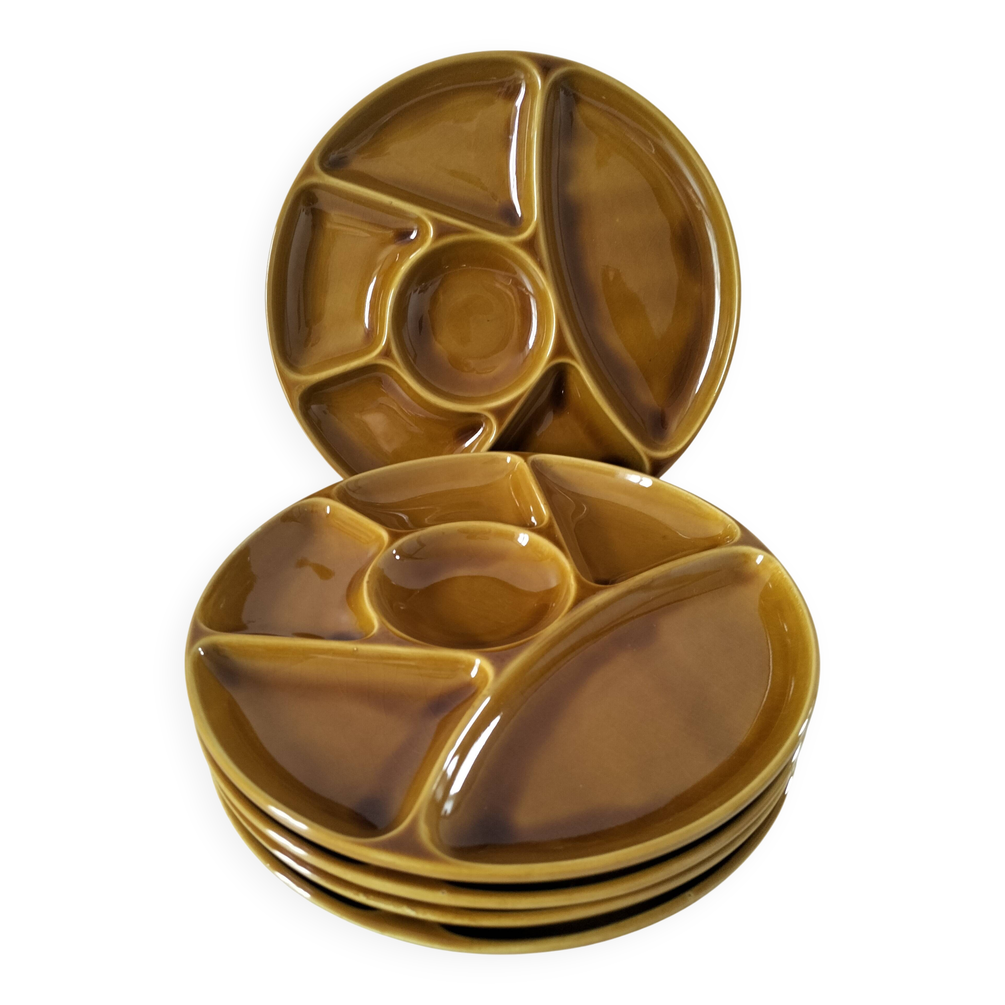 Gien France Compartment Plates