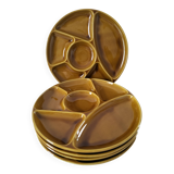 Gien France Compartment Plates