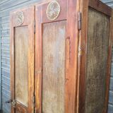 Vestiaire porte manteau, Armoire vintage en bois