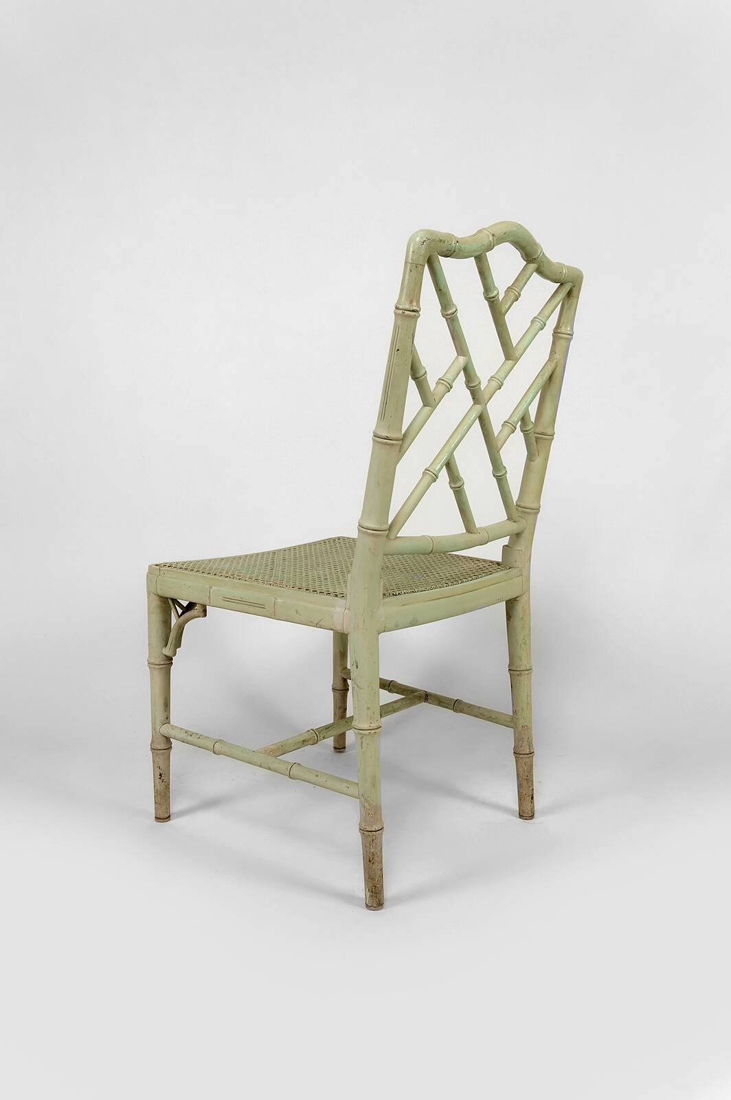 Set of 3 Japanese-style chairs, France, circa 1900