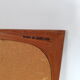 Asymmetrical mirror in Scandinavian teak 70x139cm