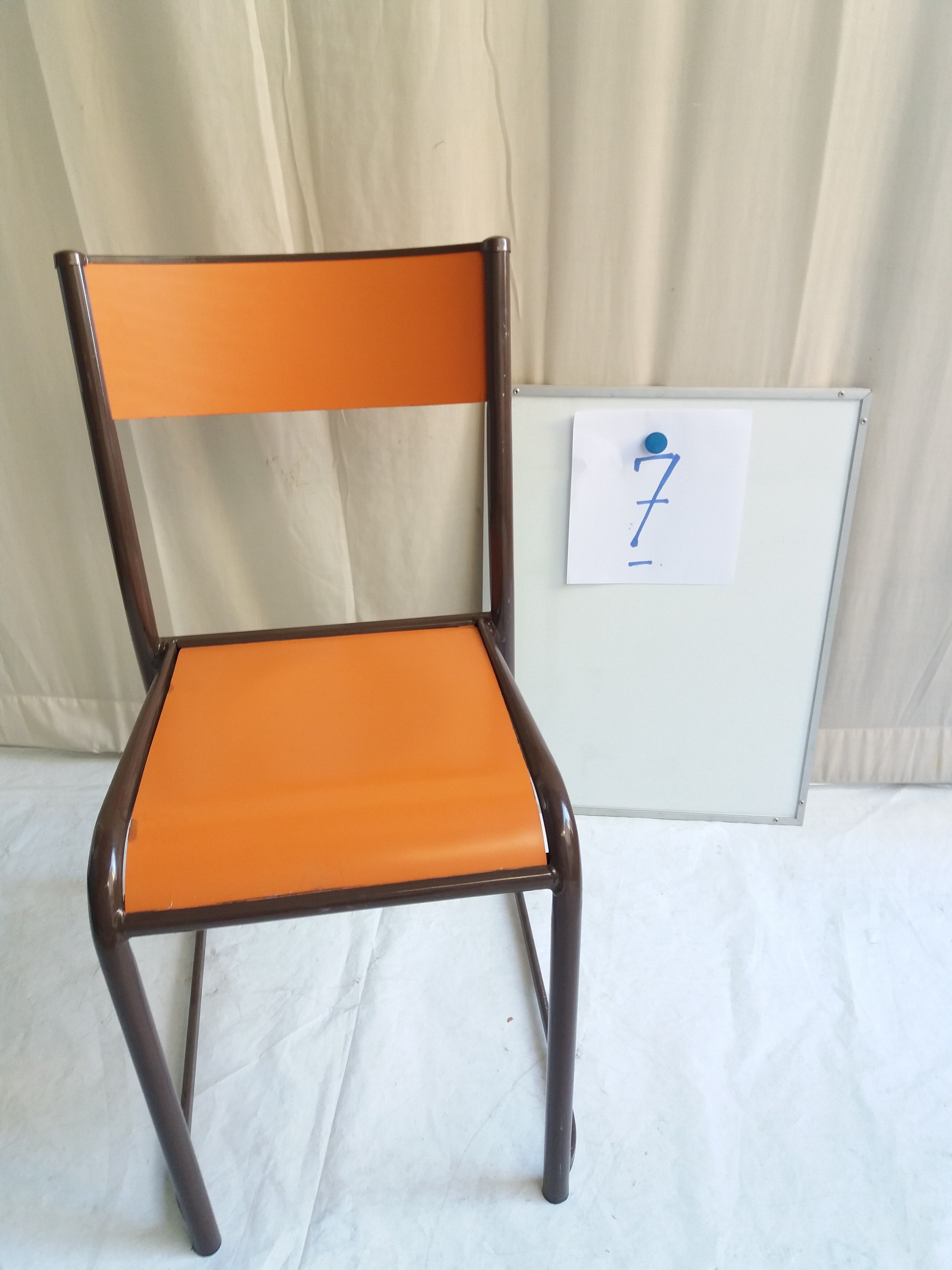 Series of 7 vintage chairs